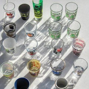 Bundle of (19) Shot Glasses